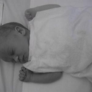 My son Thomas (worth every bit of pain, and more!), on the day after he was born... 